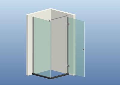 智能淋浴房平開(kāi)門(mén)鉸鏈電動(dòng)門(mén) 科技與美學(xué)的完美融合